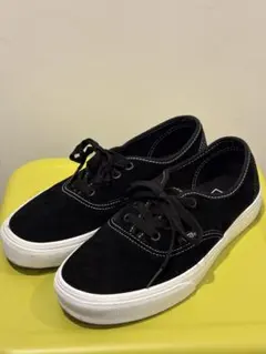 VANS ブラック スエード スニーカー　23cm