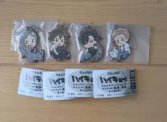 ハイキュー!!でふぉラバ！　山口・黒尾・夜久衛輔・灰羽　4個セット