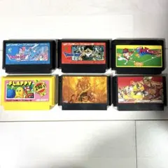 ドラクエⅡ・Ⅲ、FLAPPY、ファミスタ グーニーズ、ハイパーオリンピック　FC