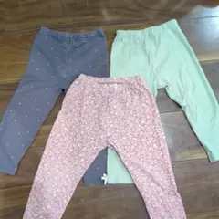 キッズレギンス　UNIQLO　プティマイン　3点セット 100cm