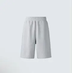 UNIQLO Cスウェットワイドショーツ XS グレー　ハーフパンツのサムネイル