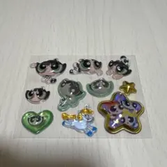 パワパフ　ボンボン　プチドロップシール