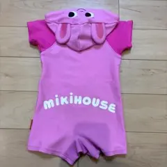 MIKIHOUSE フード付き水着 80サイズ ピンク