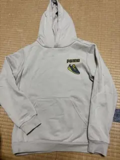 PUMA フード付きパーカー ベージュ