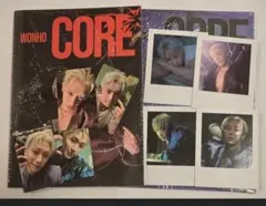 WONHO ウォノ CORE 未開封CD RAW/SHELL 2種、封入コンプ