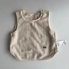 moimoln マイルボアベスト クリーム 90 女の子 男の子