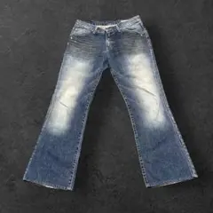 00s【archive】 USA flare denim grunge y2k