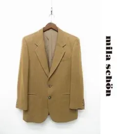 G267/ mila schon テーラードジャケット 2つボタン 3 茶