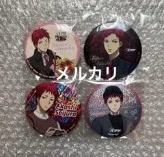 黒子のバスケ　黒バス　赤司征十郎　缶バッジ　4点セット　Black style