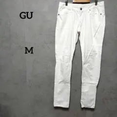 GU　ジーユー　スキニーパンツ　ホワイト　M