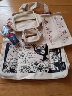 ムーミン＆リトルミィトートバッグなどなど6点セット