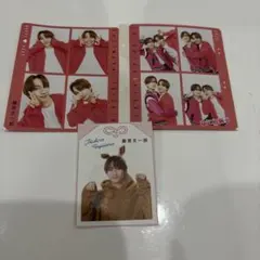 藤原丈一郎　ハッピー4カット　推しお守り