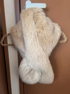 【美品】ZARA フェイクファーマフラー ストール