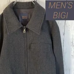 MEN’S BIGI　ロングコート　ウール　WOOL ZIP COAT L 美品のサムネイル
