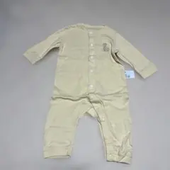 ユニクロ　フライスカバーオール70cm キリン刺繍