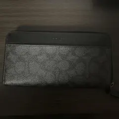 COACH ブラック 長財布 COACH NEW YORK
