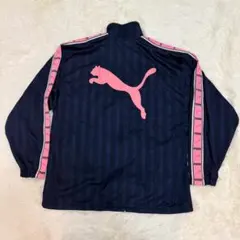 美品✨プーマ ジャージ トラックジャケット バックロゴ　 刺繍 XL Y2K