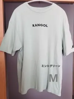 KANGOL ミントグリーン Tシャツ M ロゴ入りのサムネイル
