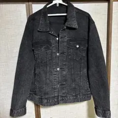 ROOT THREE デニムジャケット Lサイズ ブラック