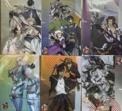 【新品未開封】セブンイレブン刀剣乱舞 A5クリアファイル全6種コンプリートセット