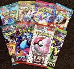 ポケモンカード151含む　バラ8パック　まとめ売り