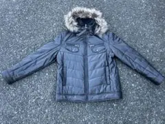 y2k お兄系 ダウンジャケット 光沢 ファー archive 平成 ギャル