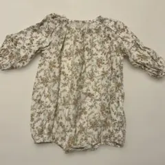 BIENABIEN 花柄　ロンパース 股下ボタン付き　韓国子供服