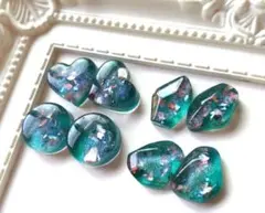 ニュアンスフカボション　パーツセット　レジン