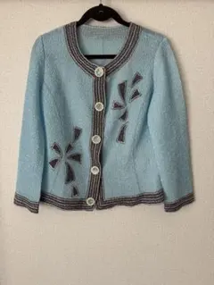 ノコプリーツ 春色カーディガン