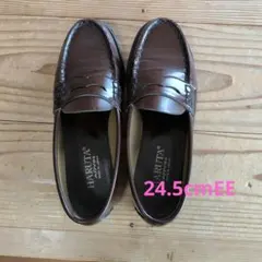 HARUTA ブラウン ローファー 24.5cm