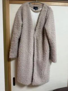 HK WORKS LONDON ボアコート ベージュ