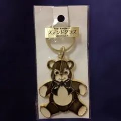 THE KIRIN'S ステンドグラス クマ　MESSAGE キーホルダー