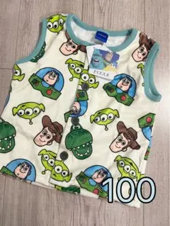 トイストーリー ベスト スリーパー フリース 裏起毛 100