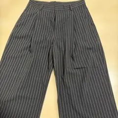 【Chikashitsu＋】 stripe tuck slacks size Sのサムネイル