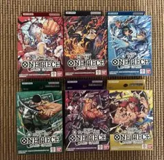 【新品未開封】ワンピースカードゲーム スタートデッキ 全種6セットのサムネイル