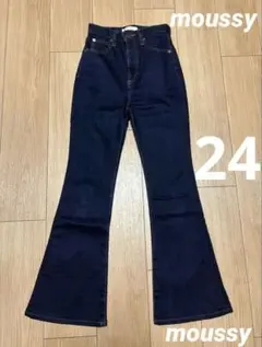 【即決歓迎】moussy HW Rebirth FLAREデニム　24inch