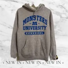 海外レア☆モンスターズユニバーシティ☆パーカー S グレー 美品 トレーナー