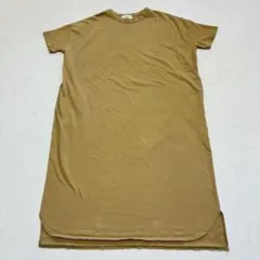 AUG Tシャツワンピース 無地 ロング 1（B542）