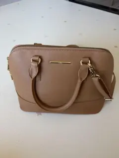 【美品】index 2WAY ショルダーバッグ キャメルブラウン