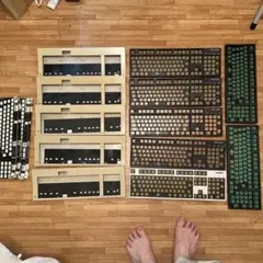 メカニカルキーボード、リペイント用、 ジャンクパーツ、 カスタムOK！　塗装用にのサムネイル