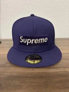 Supreme×NEWERA　59FIFTY　ネイビー　7-1/2 Supreme 59FIFTY ネイビーキャップ 7 1/2 - メルカリ