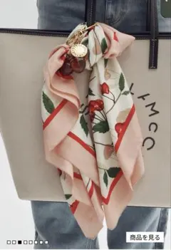 ステラマッカートニー H&M コラボ チェリープリント シルクブレンド