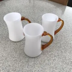 手作りガラスMINIジョッキー3個セット