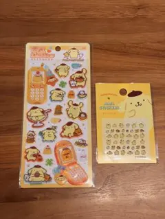 【正規品】ポムポムプリン　2点セット　平成はっぴーフォン　ネイルシール