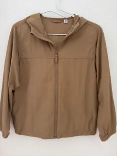 UNIQLO フード付きジャケット ブラウン 130cm