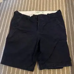 Abercrombie & Fitch ハーフパンツ　ネイビー