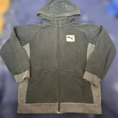 PUMA フルジップパーカー 150サイズ グレー