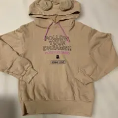 JENNI LOVE フード付きパーカー トレーナー　ベージュ