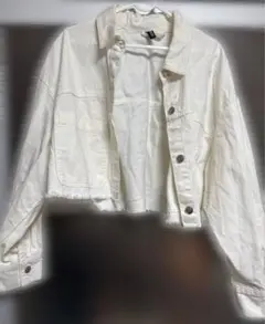 H&M DIVIDED ホワイトデニムジャケット ジャケット