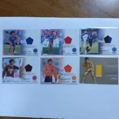 旧年 日本サッカー ジャージカード 6枚